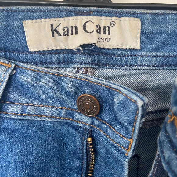 Vintage-style Flared Jeans with Frayed Hem - Picture 7 of 11